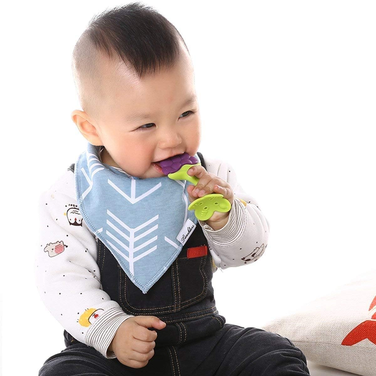 Mothercare Silicone BPA Free Natural Organic Nipple Teethers for Newborn Infant, Babies